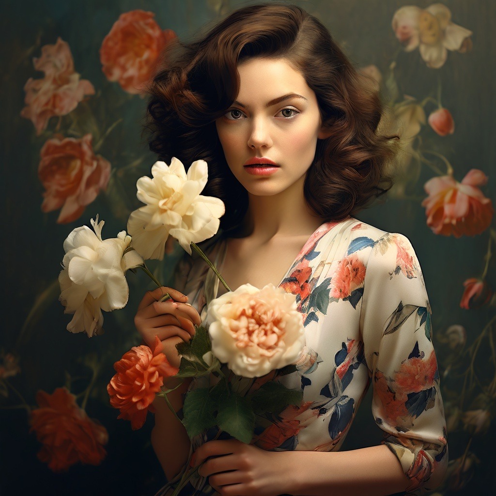 classy_woman-_style-_photo-_realistic-_flower_1802_genIm Faces