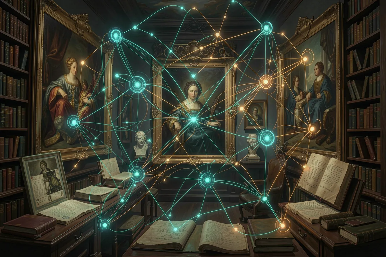 AI tracing the provenance history of artworks in a museum archive